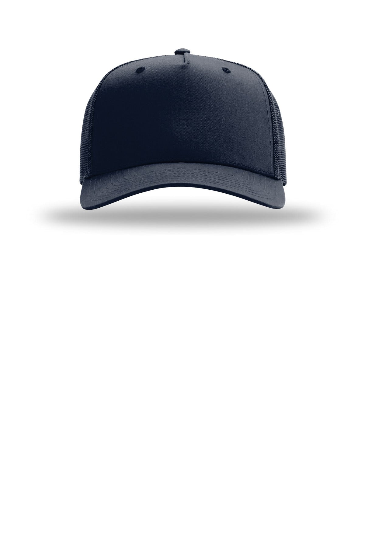 Richardson Five-Panel Champ Trucker - Navy - flat front