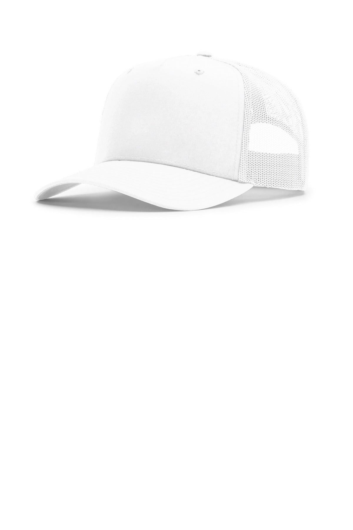 Richardson Five-Panel Champ Trucker - White - front