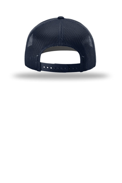 Richardson 112+ R-Flex Adjustable Trucker - Navy - flat back