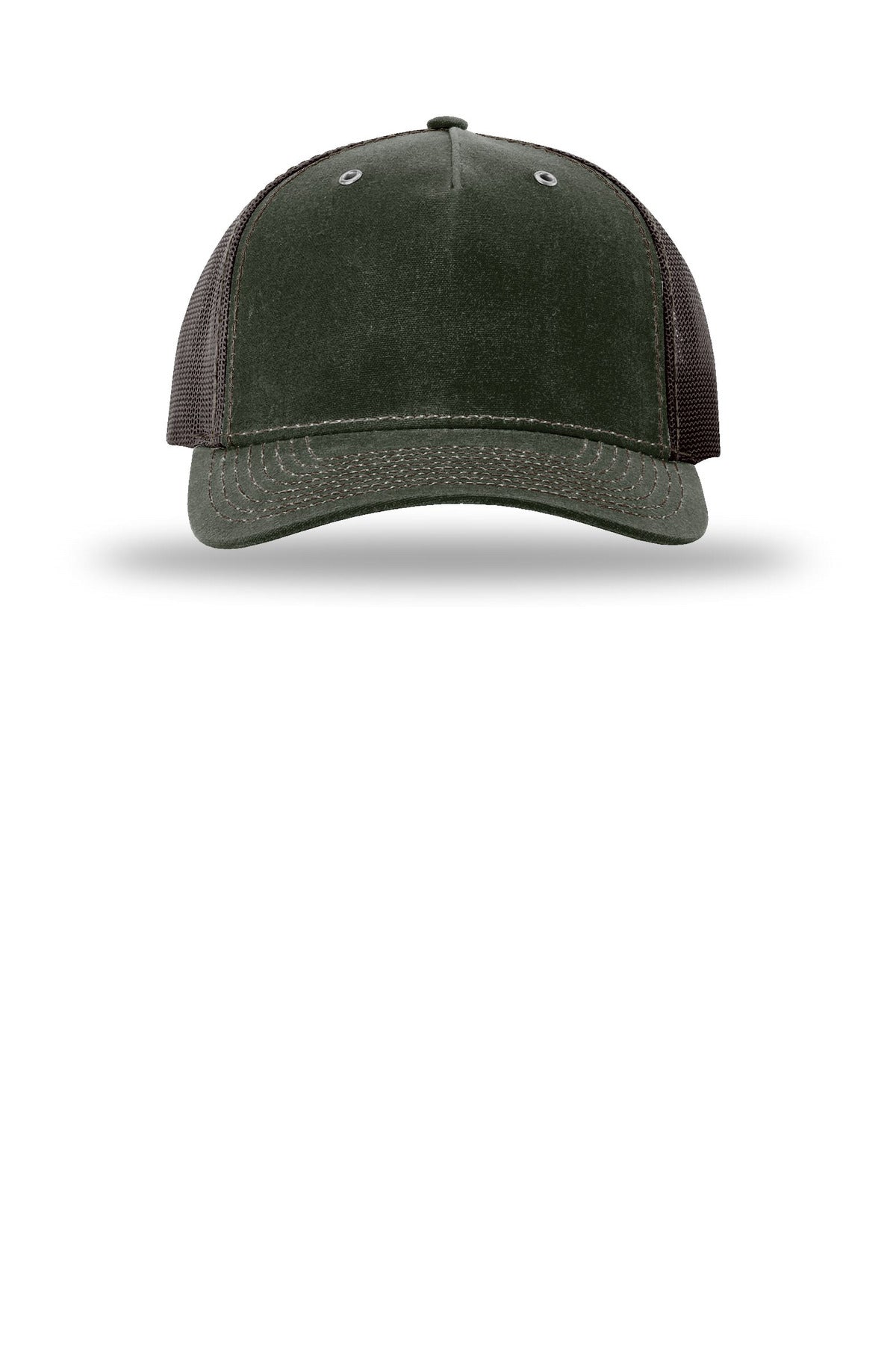 Richardson Hawthorne - Dark Olive/ Coffee - flat front