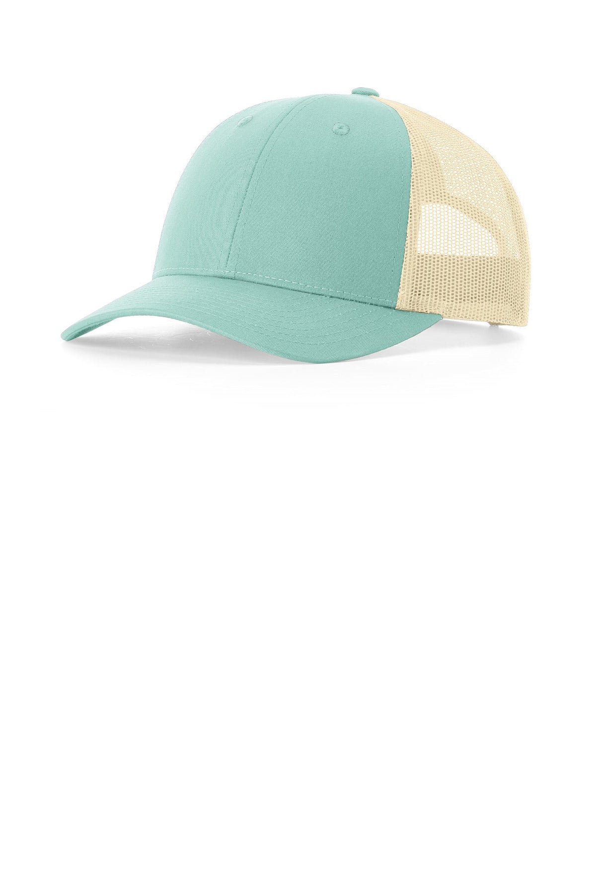 Richardson Low Pro Trucker - Aruba Blue/ Birch - front