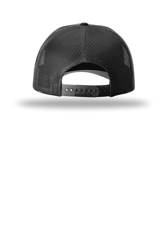 Richardson Low Pro Trucker - Black - back