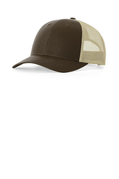 Richardson Low Pro Trucker - Brown/ Khaki - front