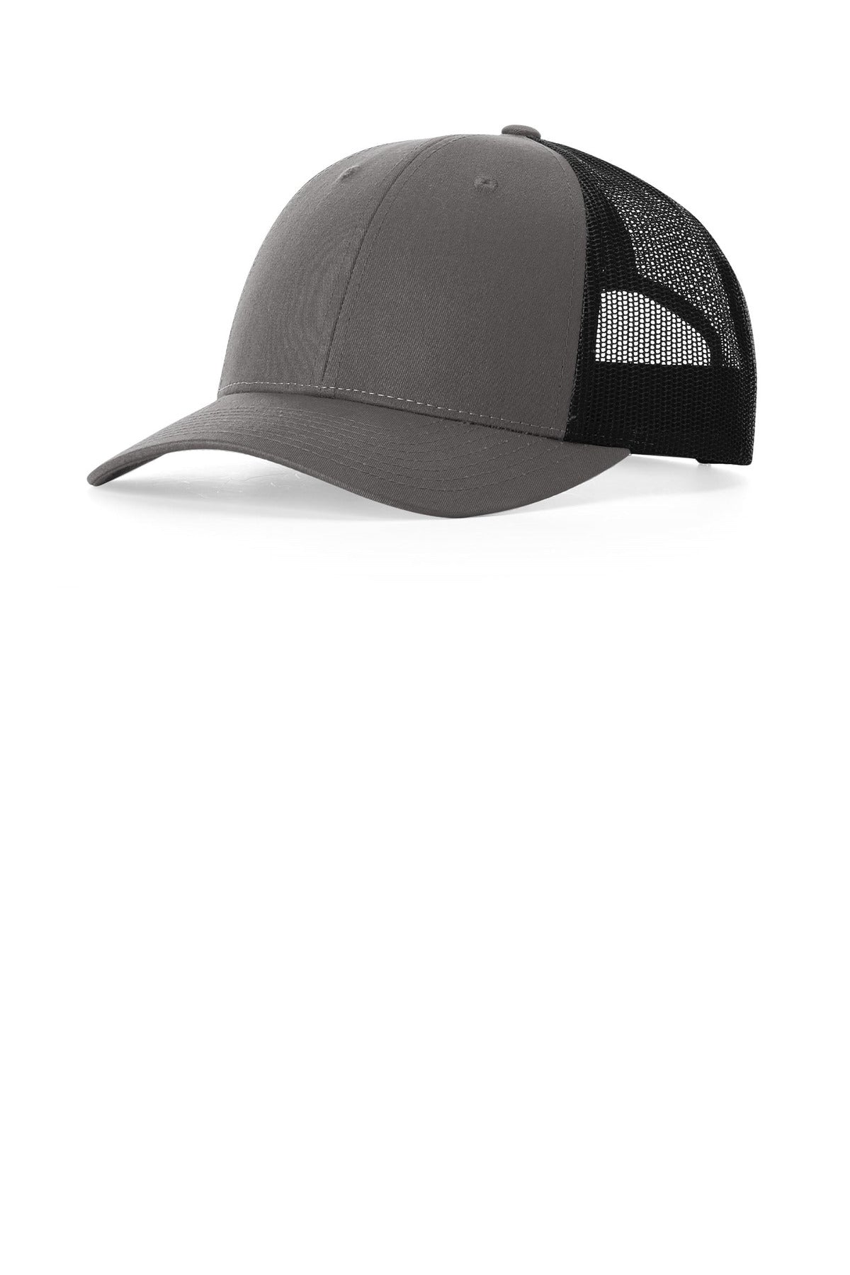 Richardson Low Pro Trucker - Charcoal/ Black - front
