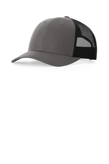 Richardson Low Pro Trucker - Charcoal/ Black - front