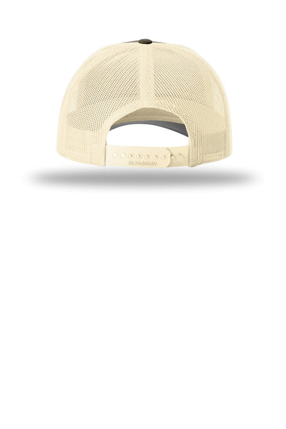 Richardson Low Pro Trucker - Chocolate Chip/ Birch - back