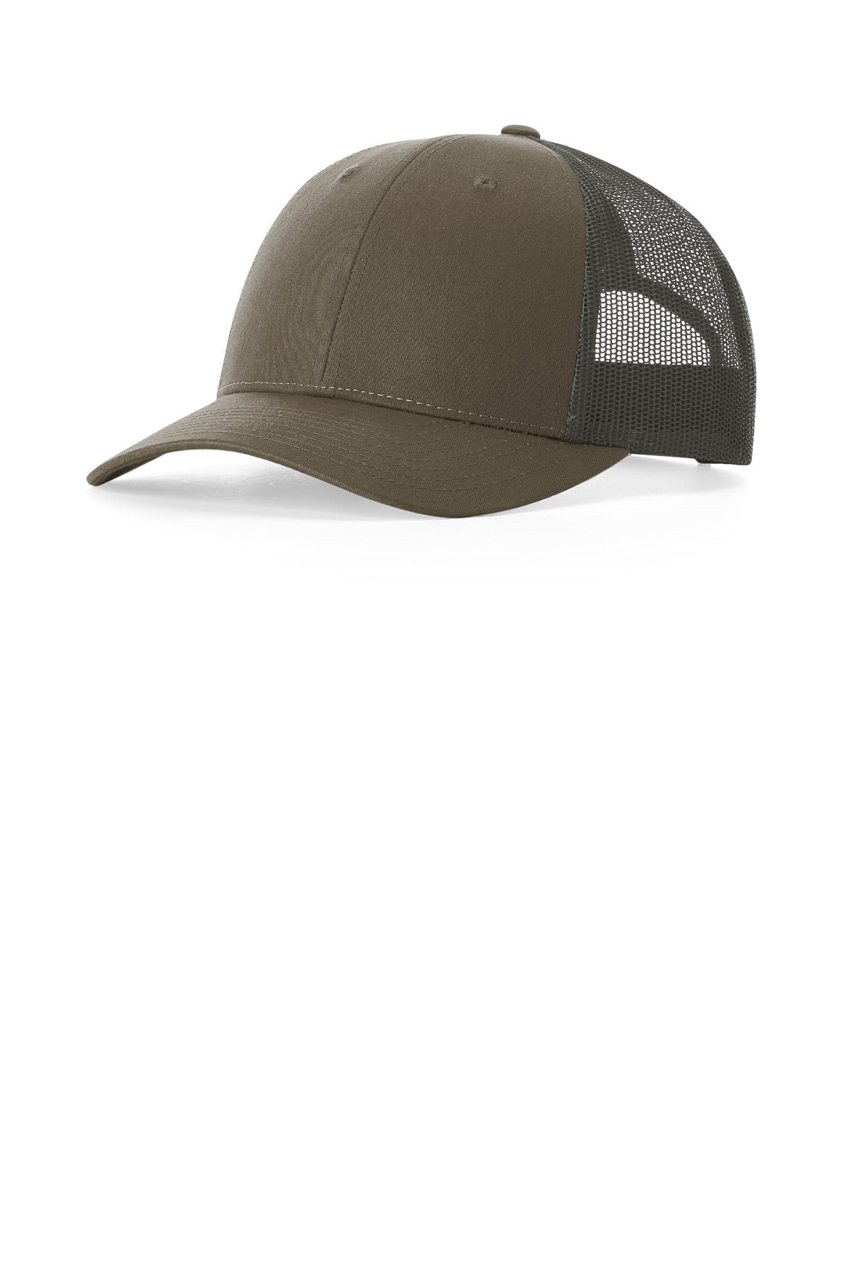 Richardson Low Pro Trucker - Chocolate Chip/ Grey Brown - front
