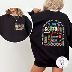 The Back to School Tour Teacher Shirt