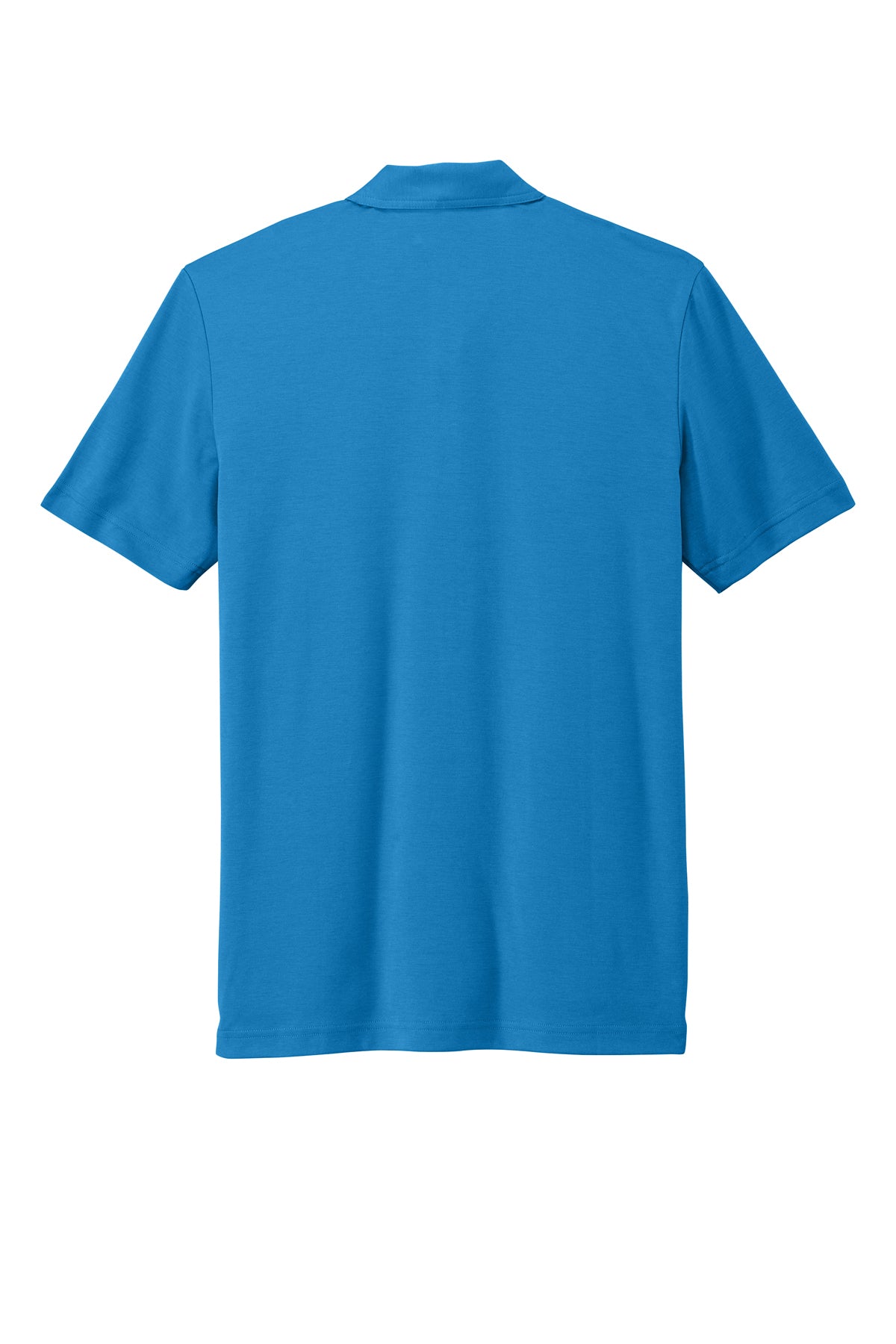 TravisMathew Oceanside Solid Polo in Classic Blue, back flat