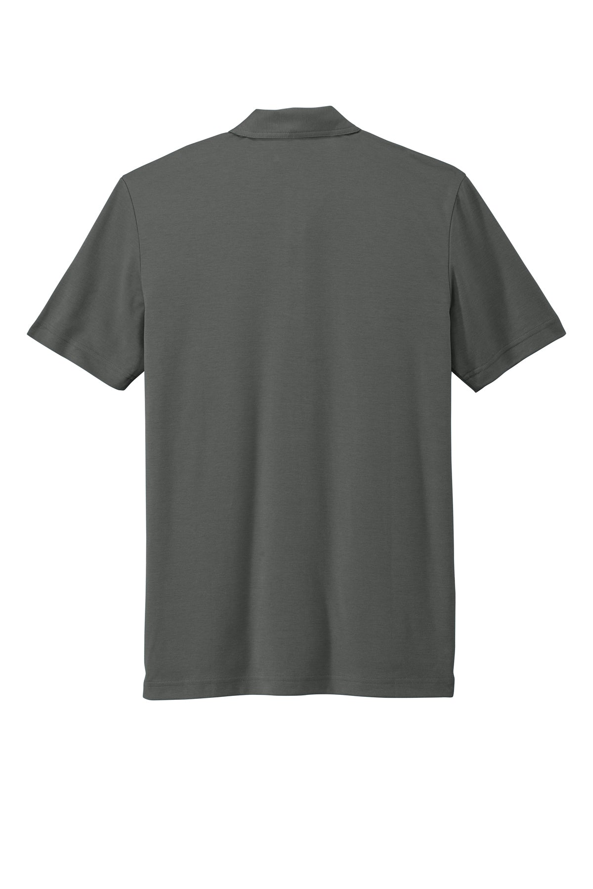 TravisMathew Oceanside Solid Polo in Quiet Shade Grey, back flat
