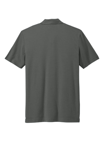 TravisMathew Oceanside Solid Polo in Quiet Shade Grey, back flat