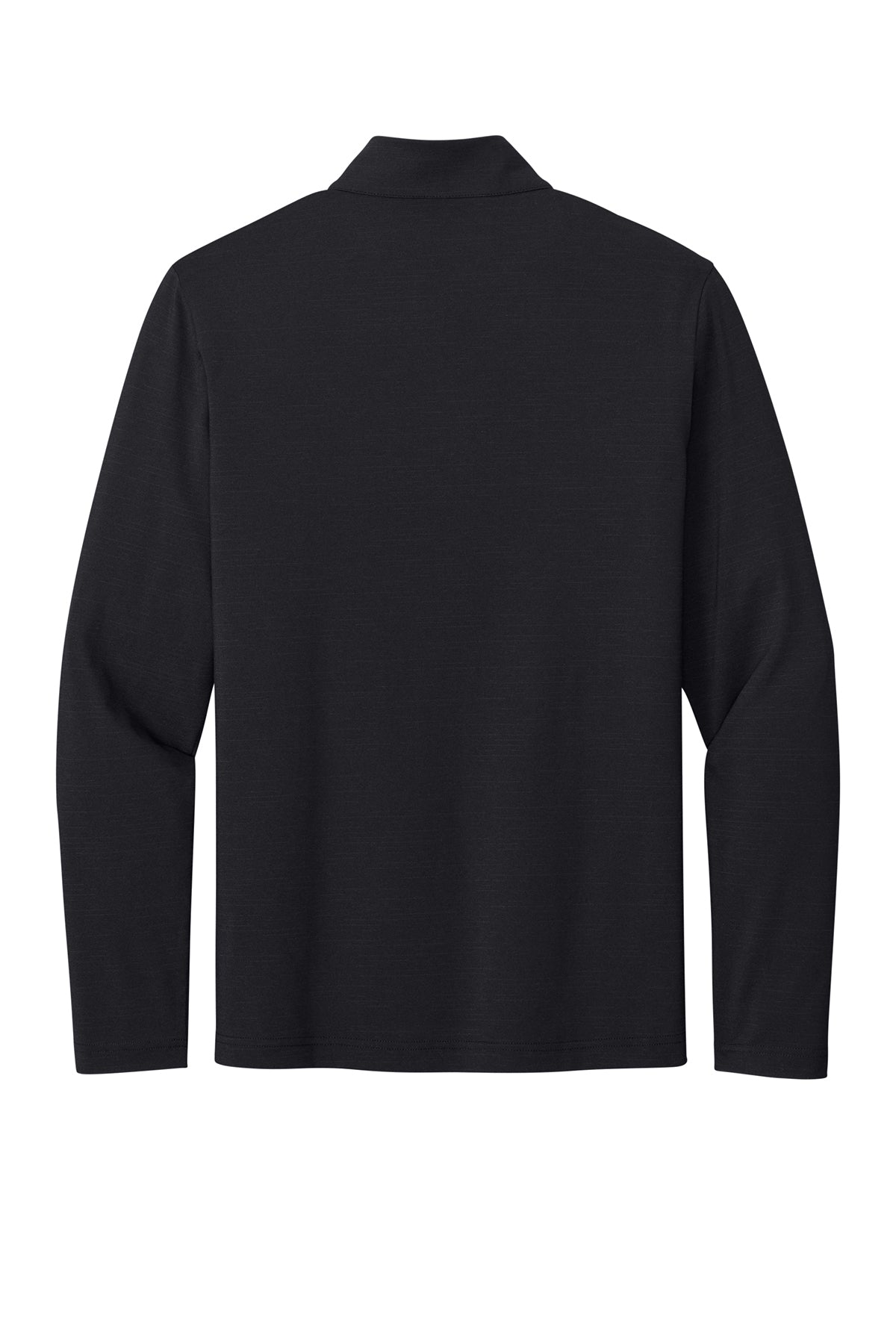 TravisMathew Crestview 1/4-Zip in Black, back flat