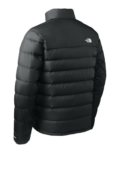 The North Face Down Hybrid Jacket in TNF Black, back flat
