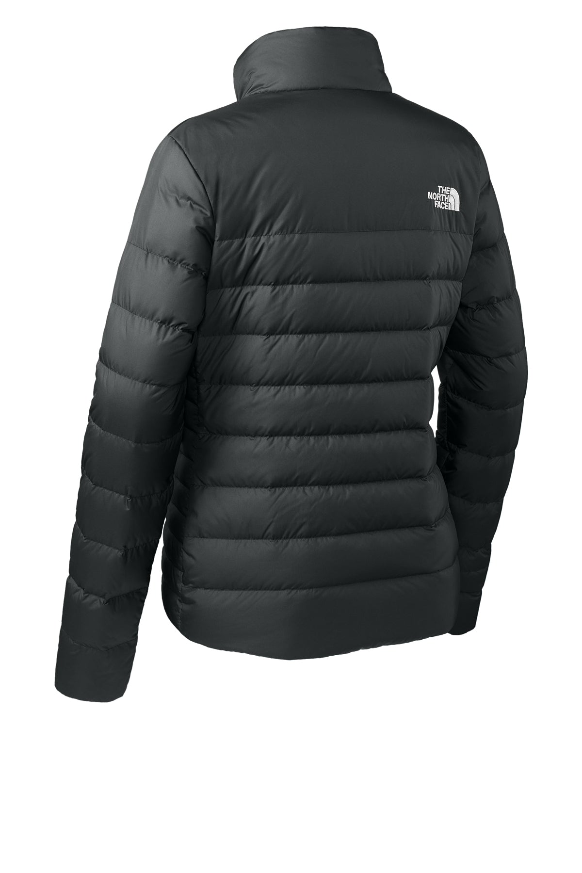 The North Face Women’s Down Hybrid Jacket in TNF Black, back flat