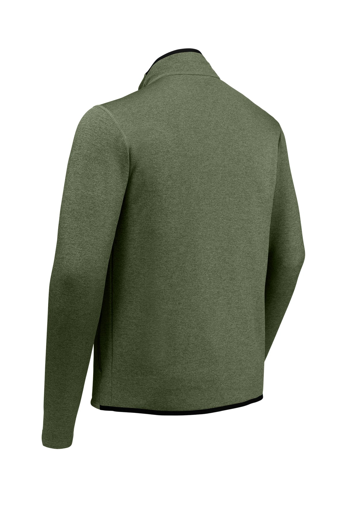 The North Face Skyline Full-Zip Fleece Jacket in Four Leaf Clover Heather, back flat