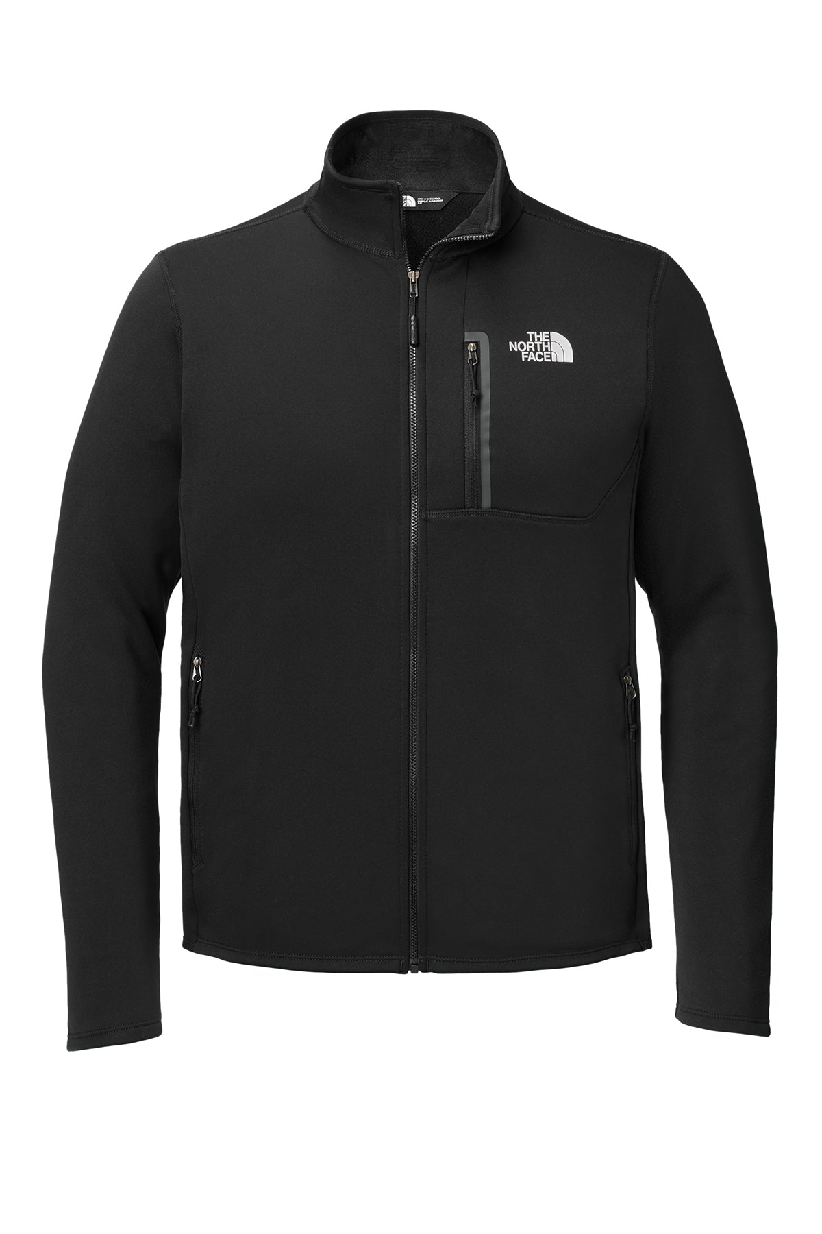 The North Face Skyline Full-Zip Fleece Jacket in TNF Black, front flat