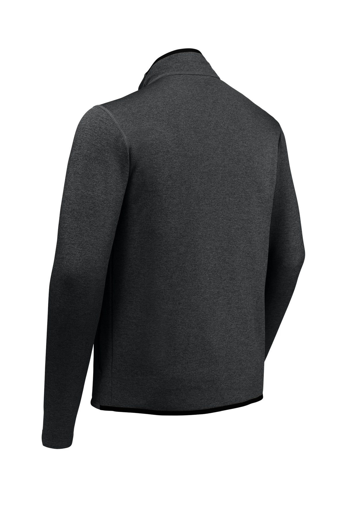 The North Face Skyline Full-Zip Fleece Jacket in TNF Dark Grey Heather, back flat