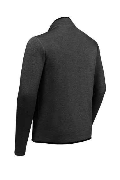 The North Face Skyline Full-Zip Fleece Jacket in TNF Dark Grey Heather, back flat