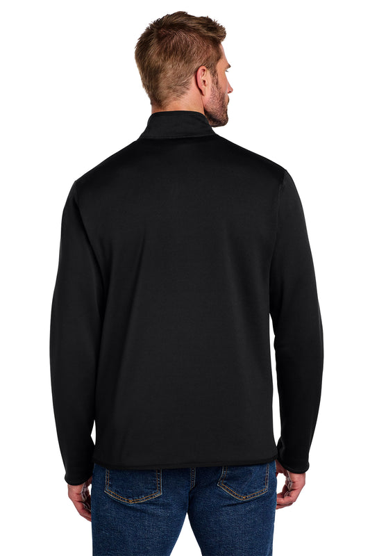 The North Face Skyline 1/2-Zip Fleece in TNF Black, back on model