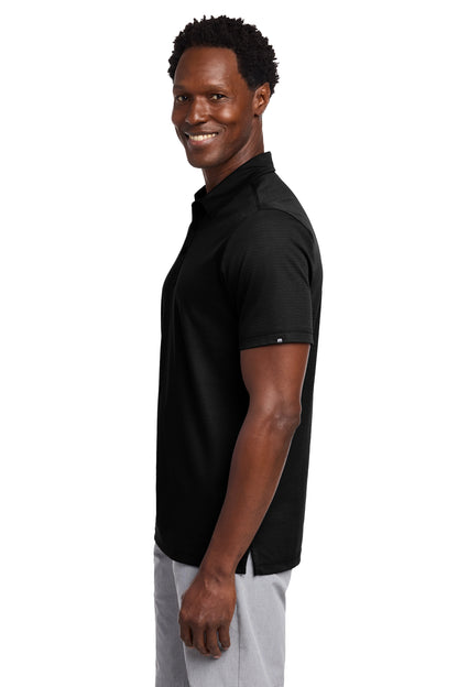 TravisMathew Bayfront Solid Polo in Black, side on model