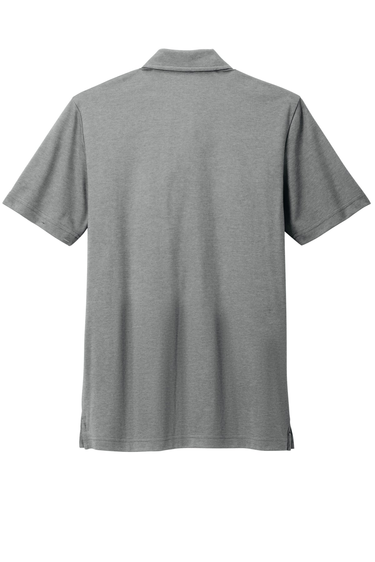 TravisMathew Sunsetters Pocket Polo in Grey Heather, back flat