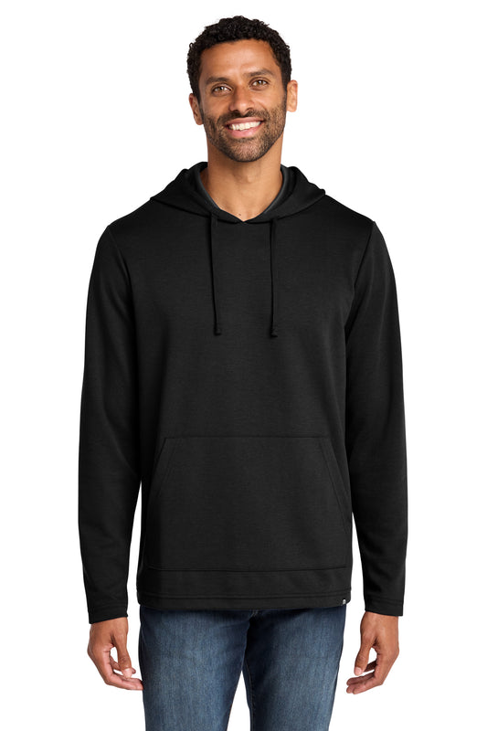 TravisMathew Coveside Hoodie in Black, front on model