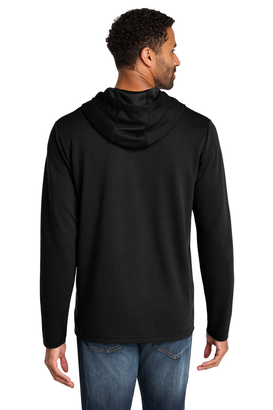 TravisMathew Coveside Hoodie in Black, back on model