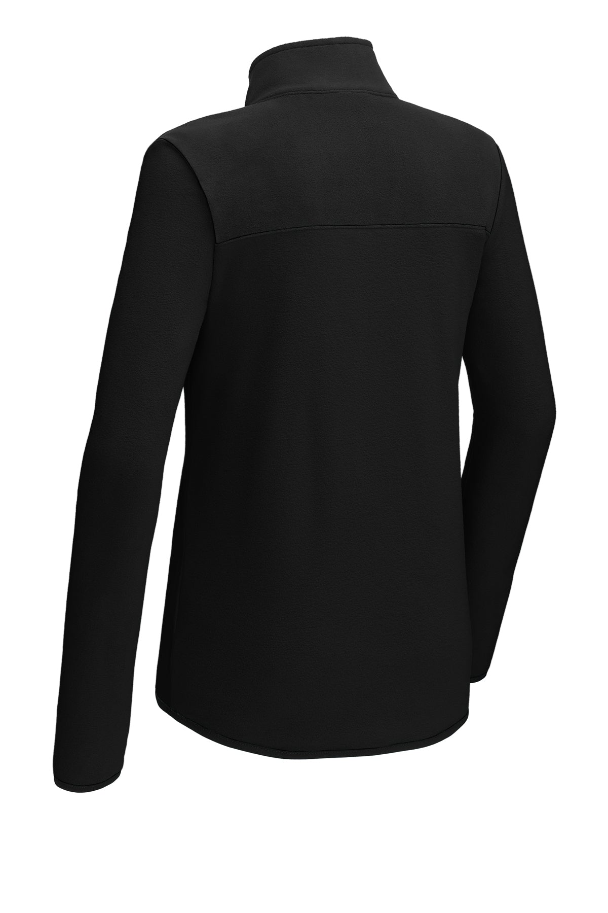 The North Face Women's Glacier 1/4-Zip Fleece in TNF Black, back flat