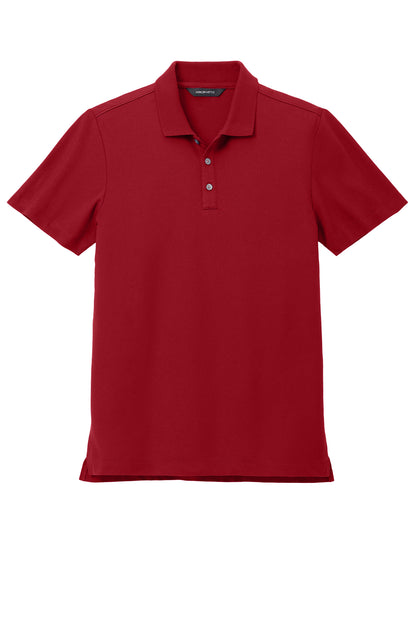 Mercer+Mettle Stretch Pique Polo in Apple Red, front flat