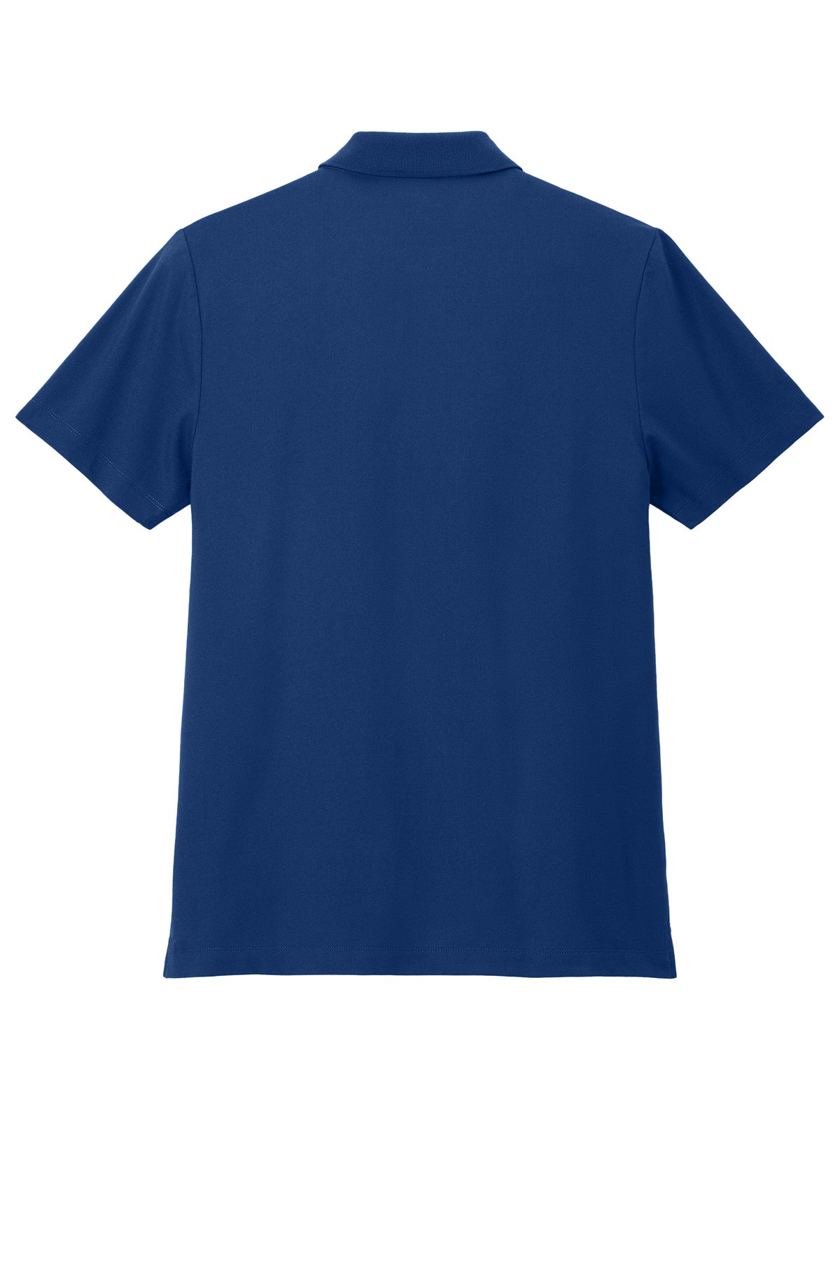 Mercer+Mettle Stretch Pique Polo in Blue Note, back flat