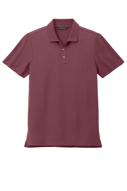 Mercer+Mettle Stretch Pique Polo in Rosewood, front flat
