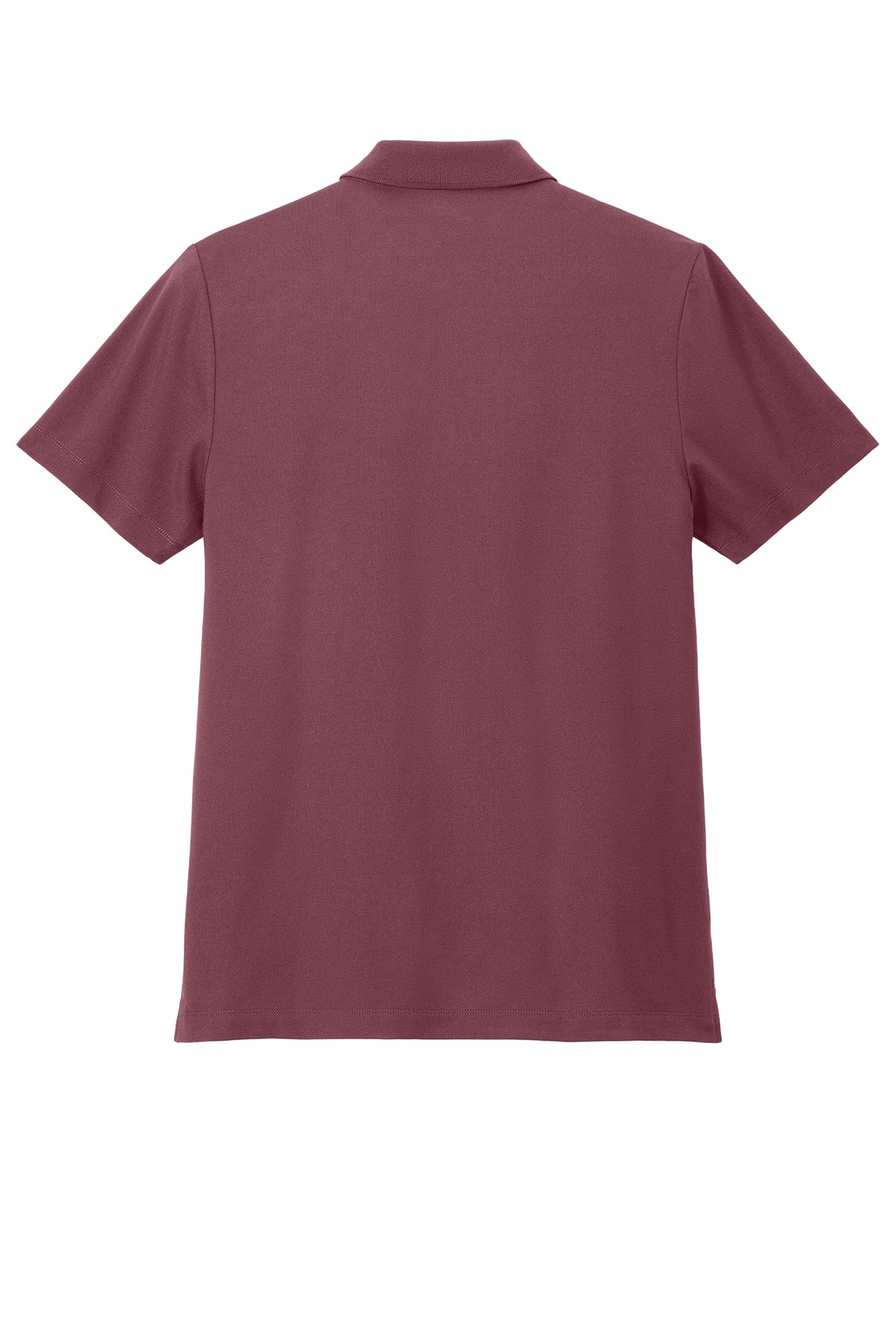Mercer+Mettle Stretch Pique Polo in Rosewood, back flat