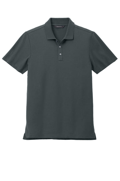 Mercer+Mettle Stretch Pique Polo in Storm Grey, front flat