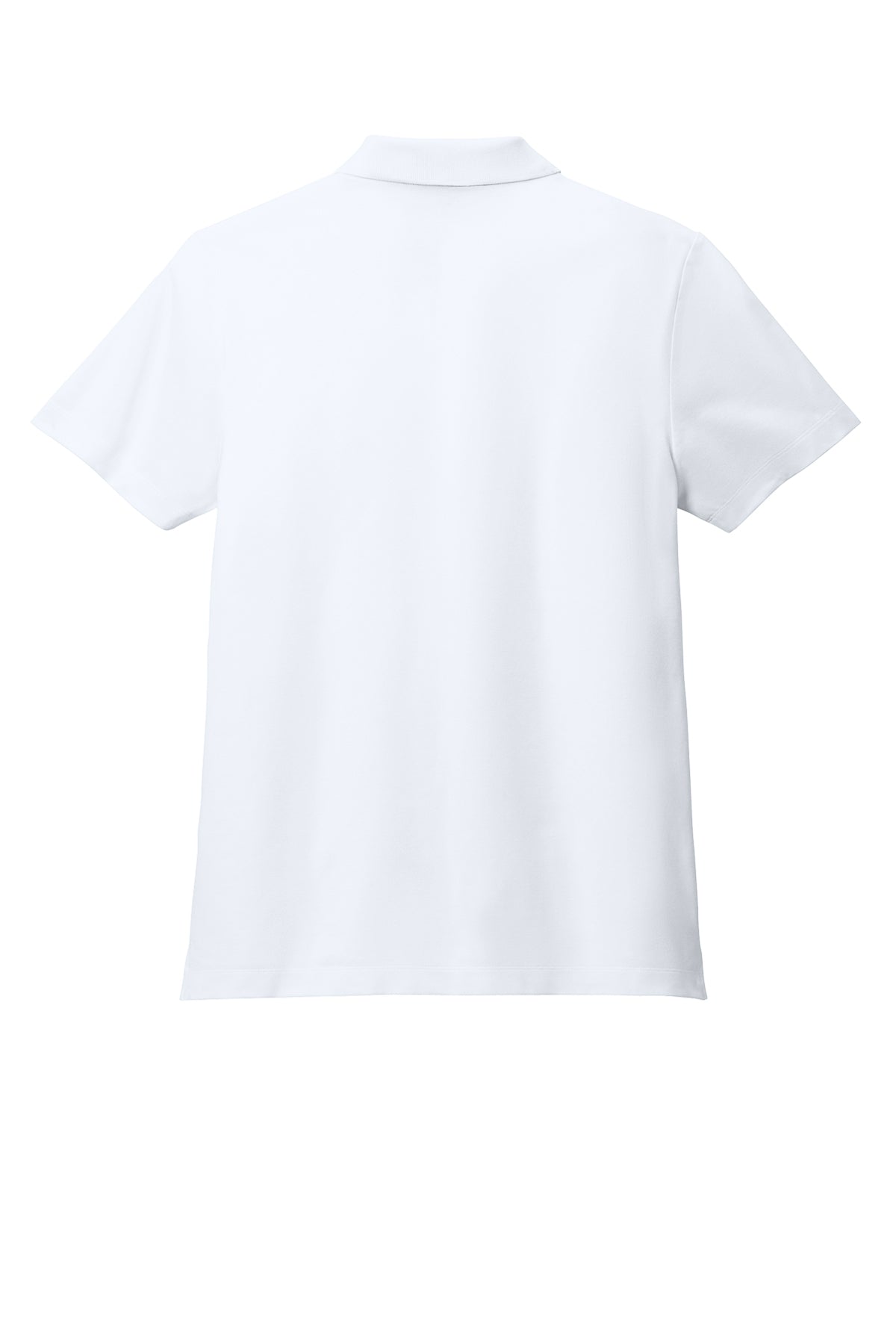 Mercer+Mettle Stretch Pique Polo in White, back flat