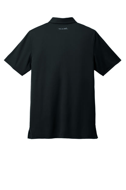 TravisMathew Cabana Solid Polo in Black, back flat