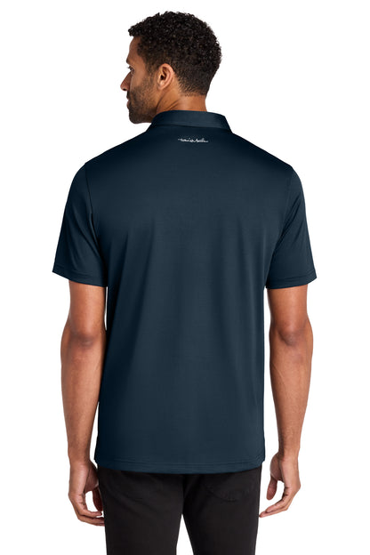 TravisMathew Cabana Solid Polo in Blue Nights, back on model