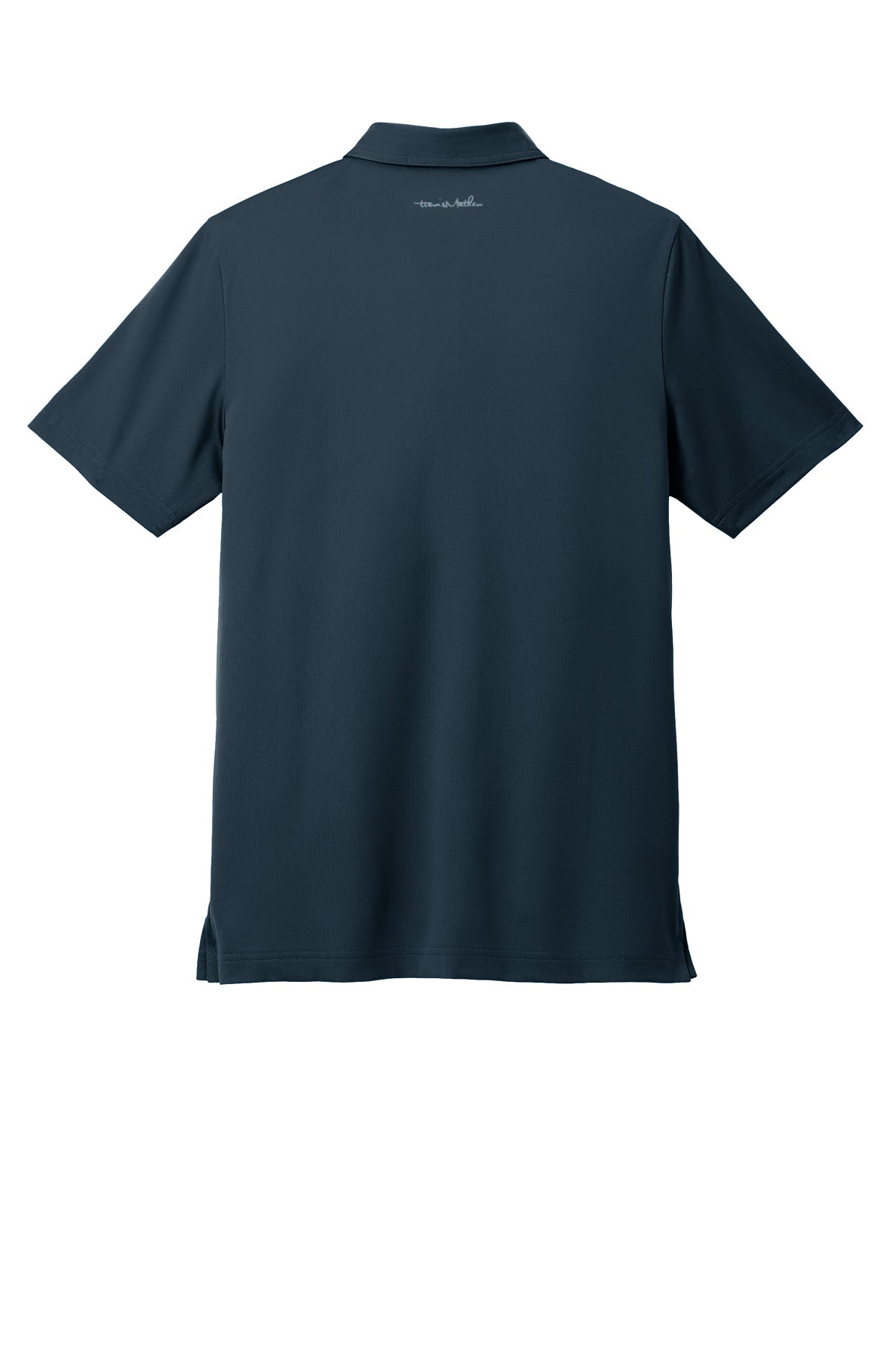 TravisMathew Cabana Solid Polo in Blue Nights, back flat