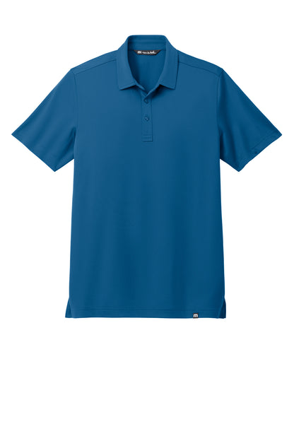TravisMathew Cabana Solid Polo in Classic Blue, front flat