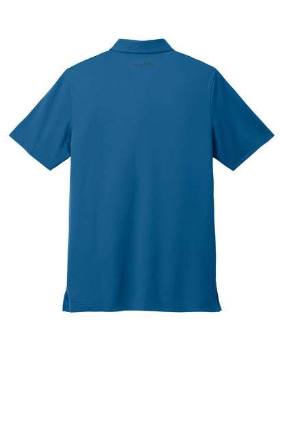 TravisMathew Cabana Solid Polo in Classic Blue, back flat