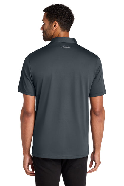 TravisMathew Cabana Solid Polo in Stormy Grey, back on model