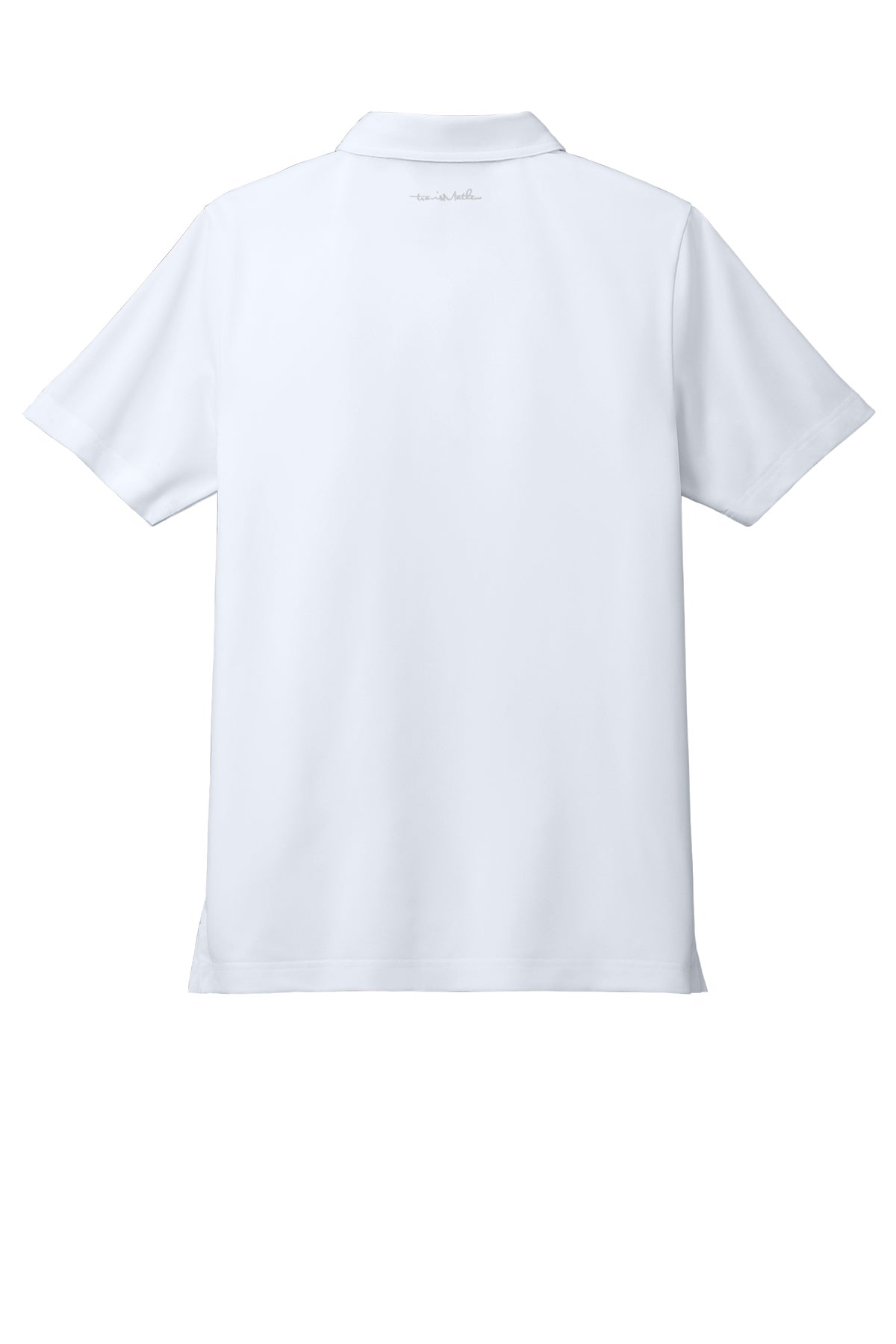 TravisMathew Cabana Solid Polo in White, back flat