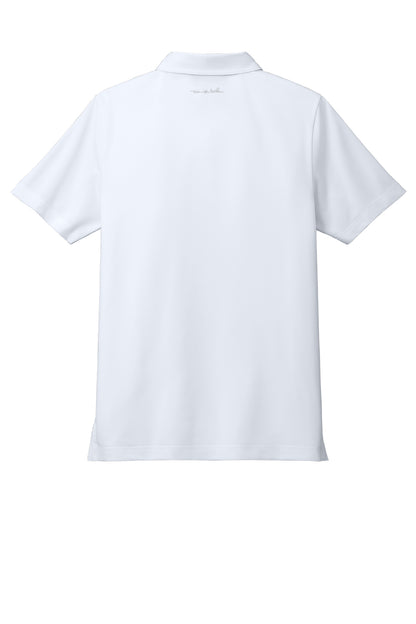 TravisMathew Cabana Solid Polo in White, back flat