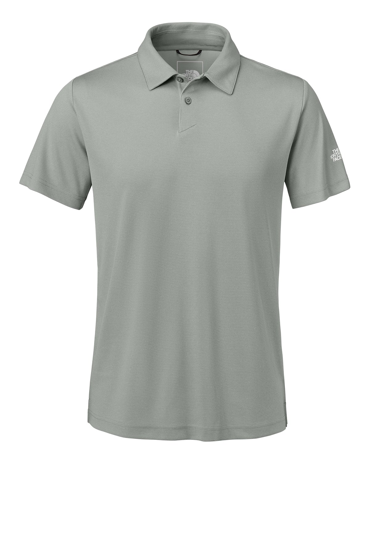 The North Face Ambition Polo in Meld Grey Heather, front flat