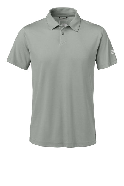 The North Face Ambition Polo in Meld Grey Heather, front flat