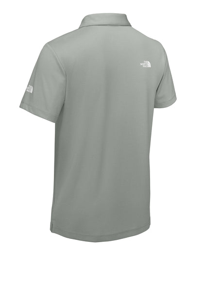 The North Face Ambition Polo in Meld Grey Heather, back flat