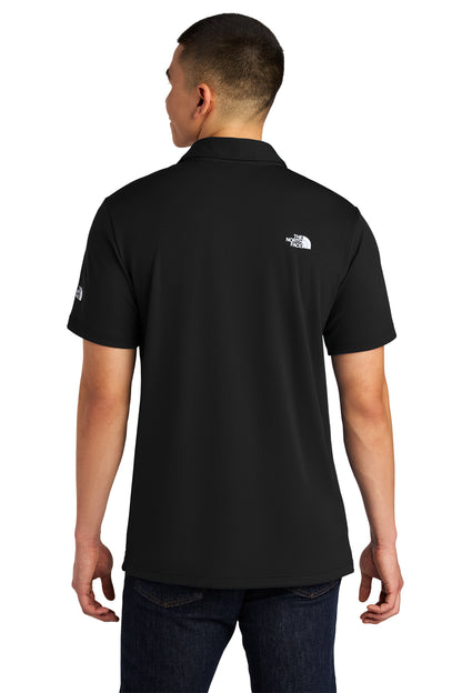 The North Face Ambition Polo in TNF Black, back on model