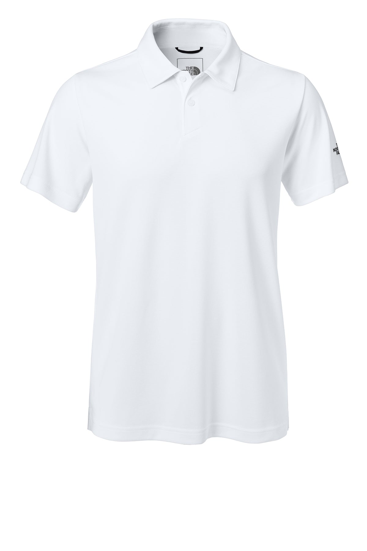The North Face Ambition Polo in TNF White, front flat