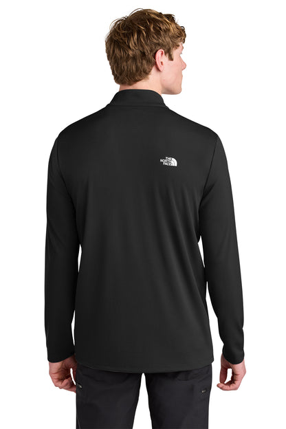 The North Face Ambition 1/4-Zip in TNF Black, back on model