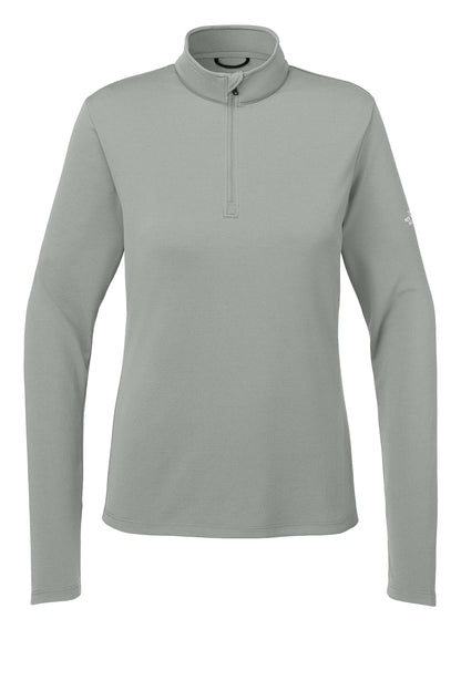 The North Face Women’s Ambition 1/4-Zip in Meld Grey Heather, front flat