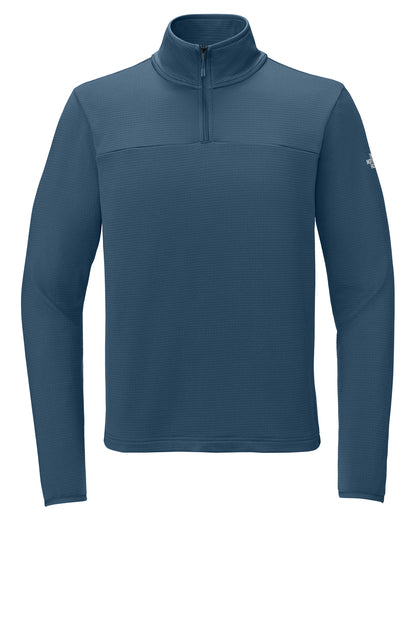The North Face Aim 1/4-Zip Fleece in Shady Blue, front flat